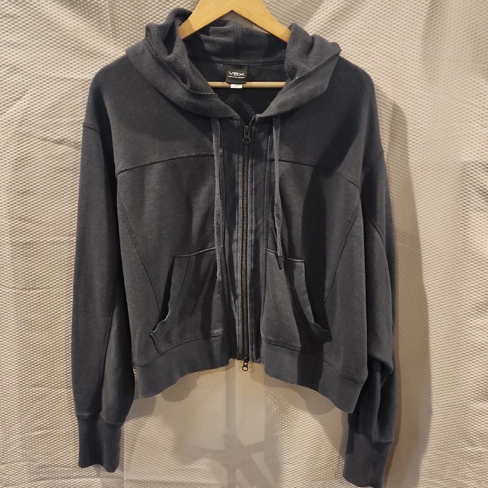 Victoria's Secret Charcoal Gray Zip-Up Hoodie